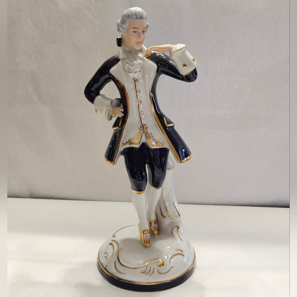 Royal Dux Rococo Gentleman Figurine.